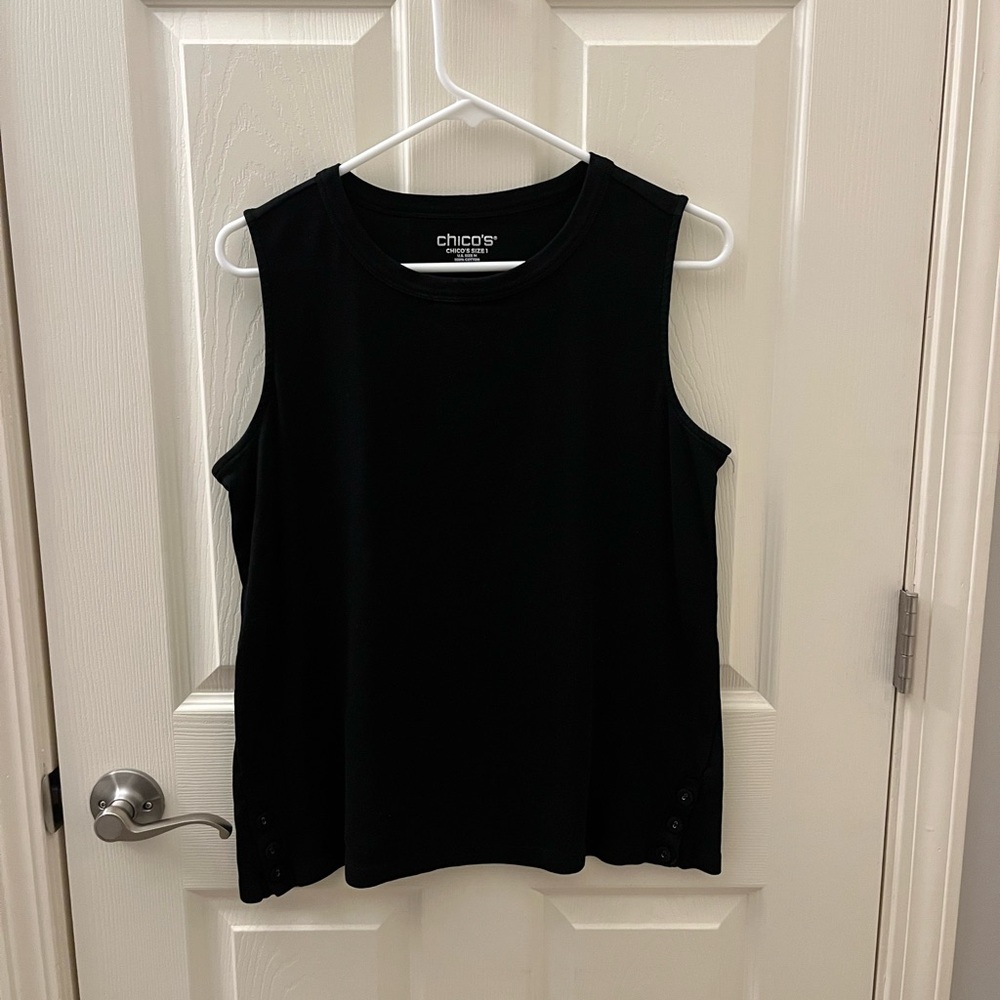 Chico's Classic Black Tank Top